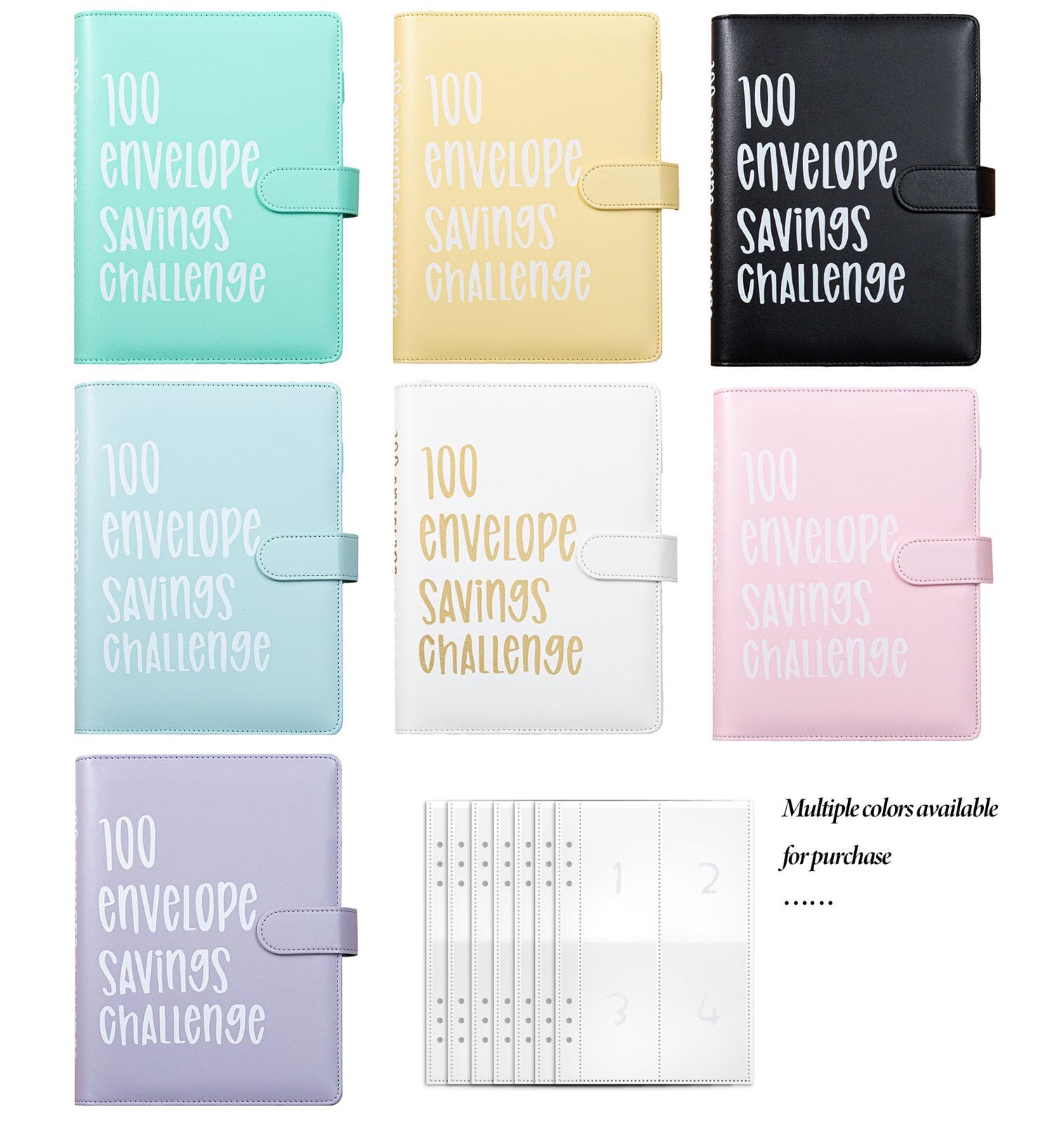 100 Envelopes Money Saving Challenge Binder Cash Envelopes Savings Challenges…