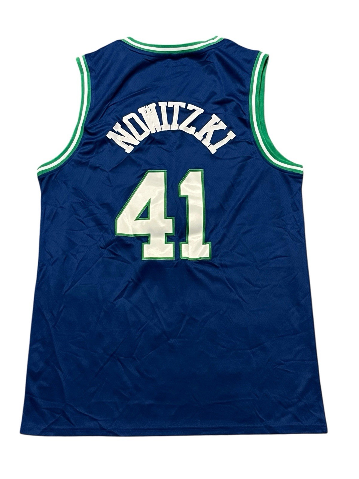 Dirk Nowitzki Dallas Mavericks Stitched Jersey Men’s Large NEW