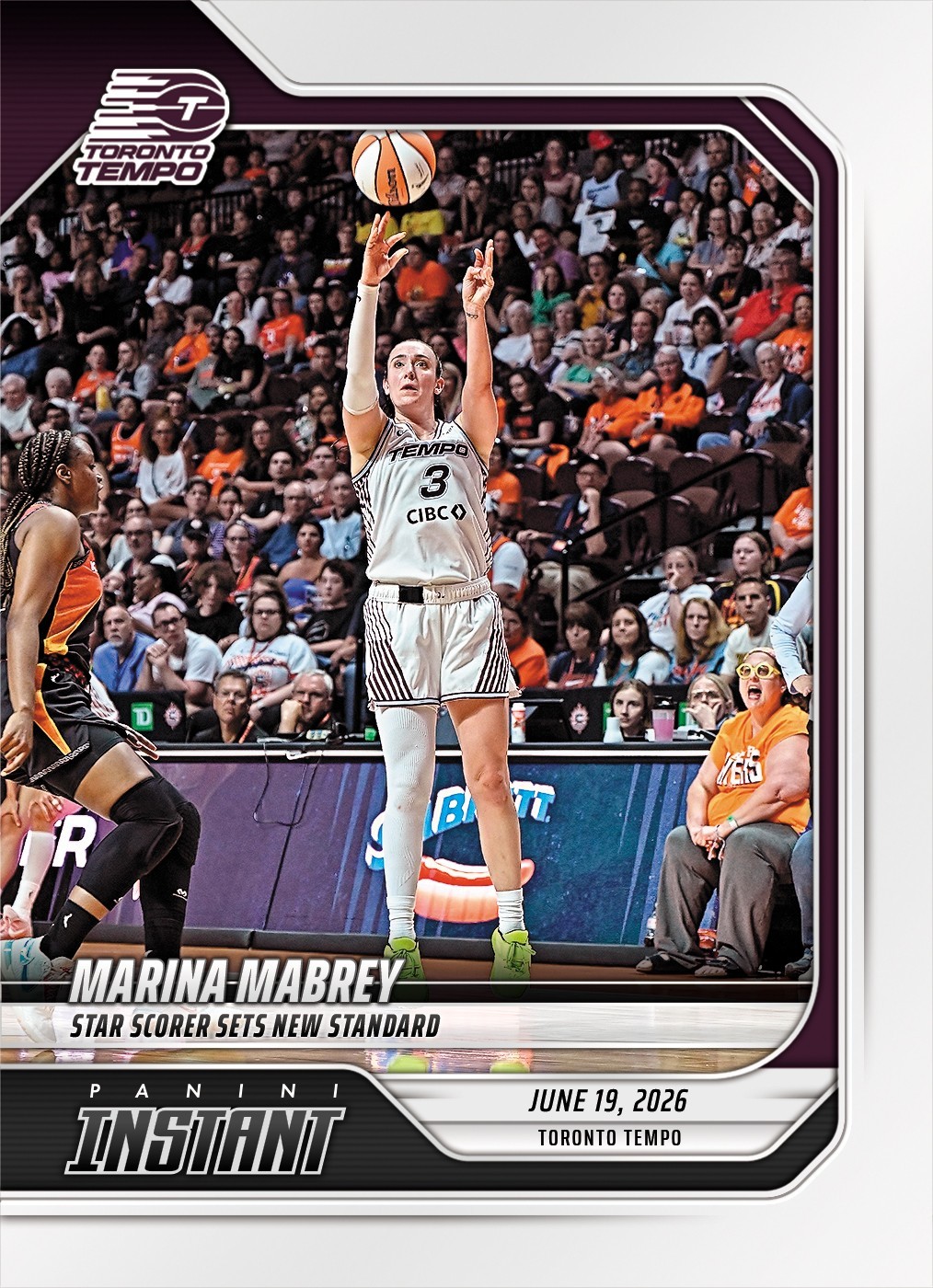 *PRESALE* 2026 Panini Instant WNBA Marina Mabrey #172 ~ Toronto Tempo