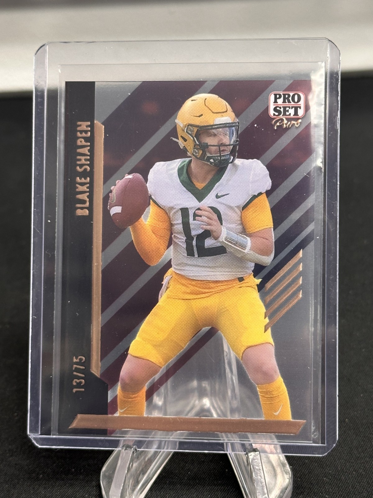BLAKE SHAPEN 2024 LEAF PRO SET PURE GOLD NON AUTO /75 MISSISSIPPI STATE