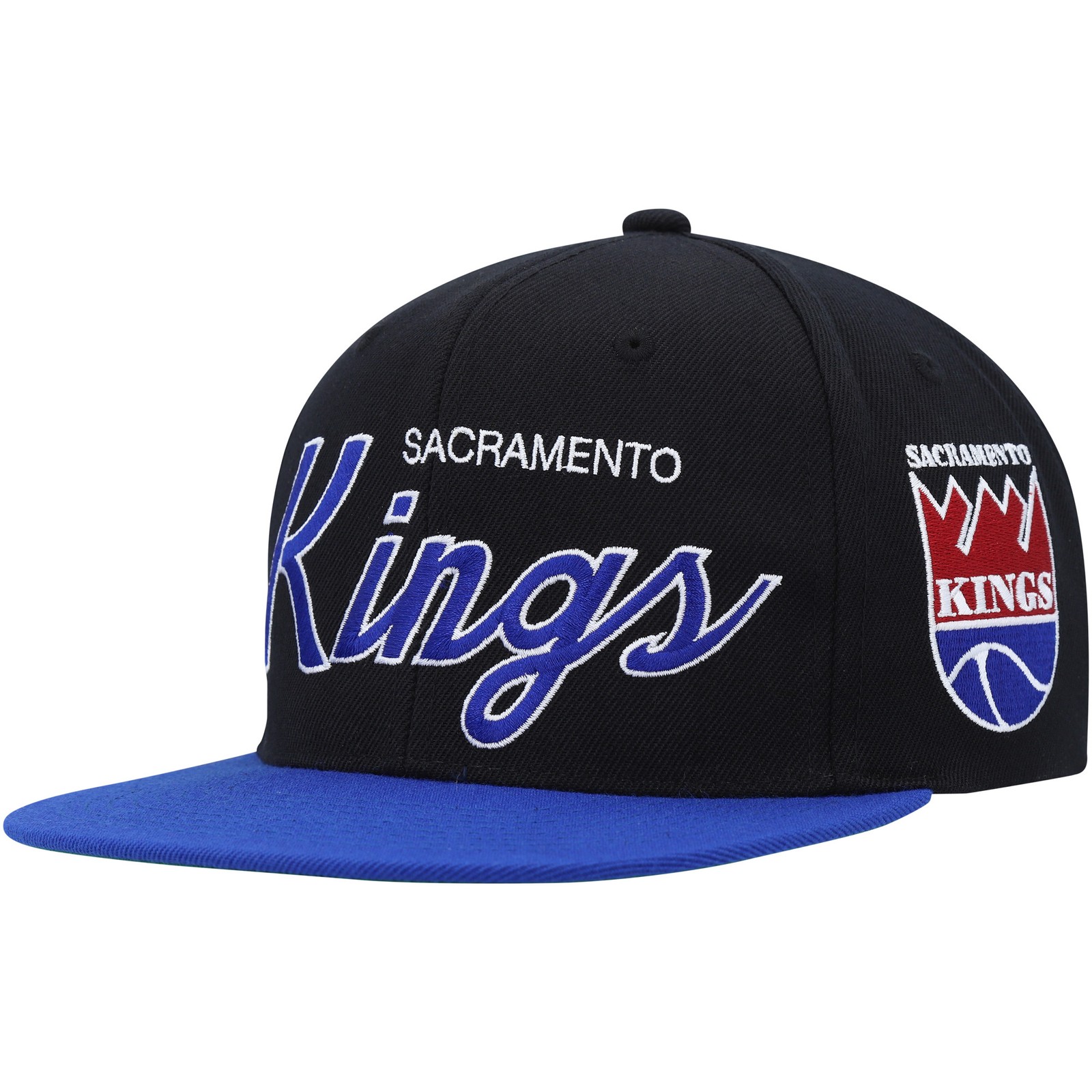 Men’s Mitchell & Ness Black Sacramento Kings Hardwood Classics MVP Team Script
