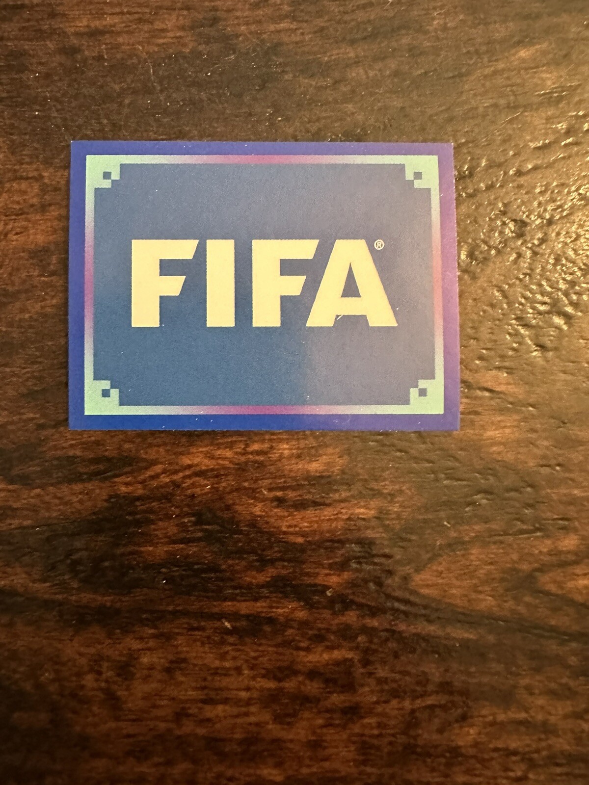 2022 Panini FIFA World Cup Qatar Sticker – FWC1 BLUE PARALLEL OFFICIAL FIFA LOGO