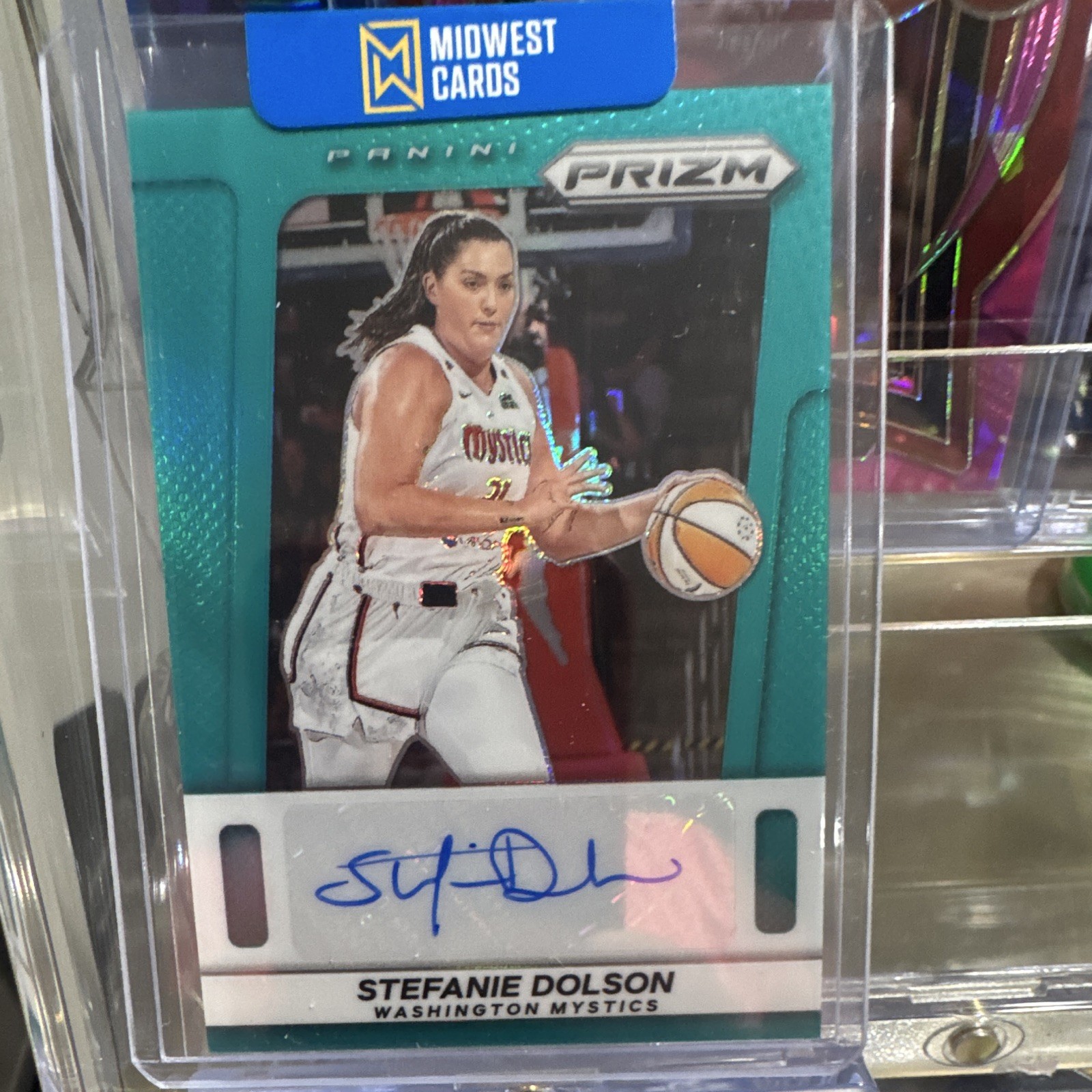 Panini 2025 Prizm WNBA Stefanie Dolson TB-SD Throwback Signatures Auto /35