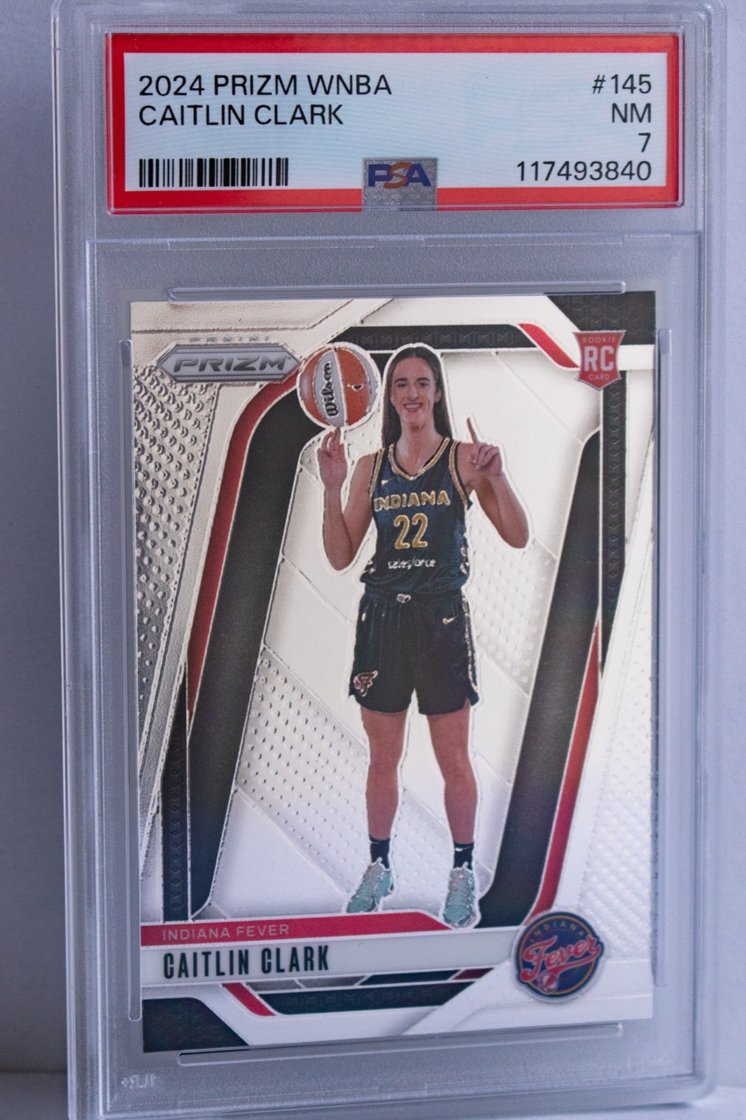 2024 Prizm WNBA CAITLIN CLARK PSA 7 #145 ROOKIE