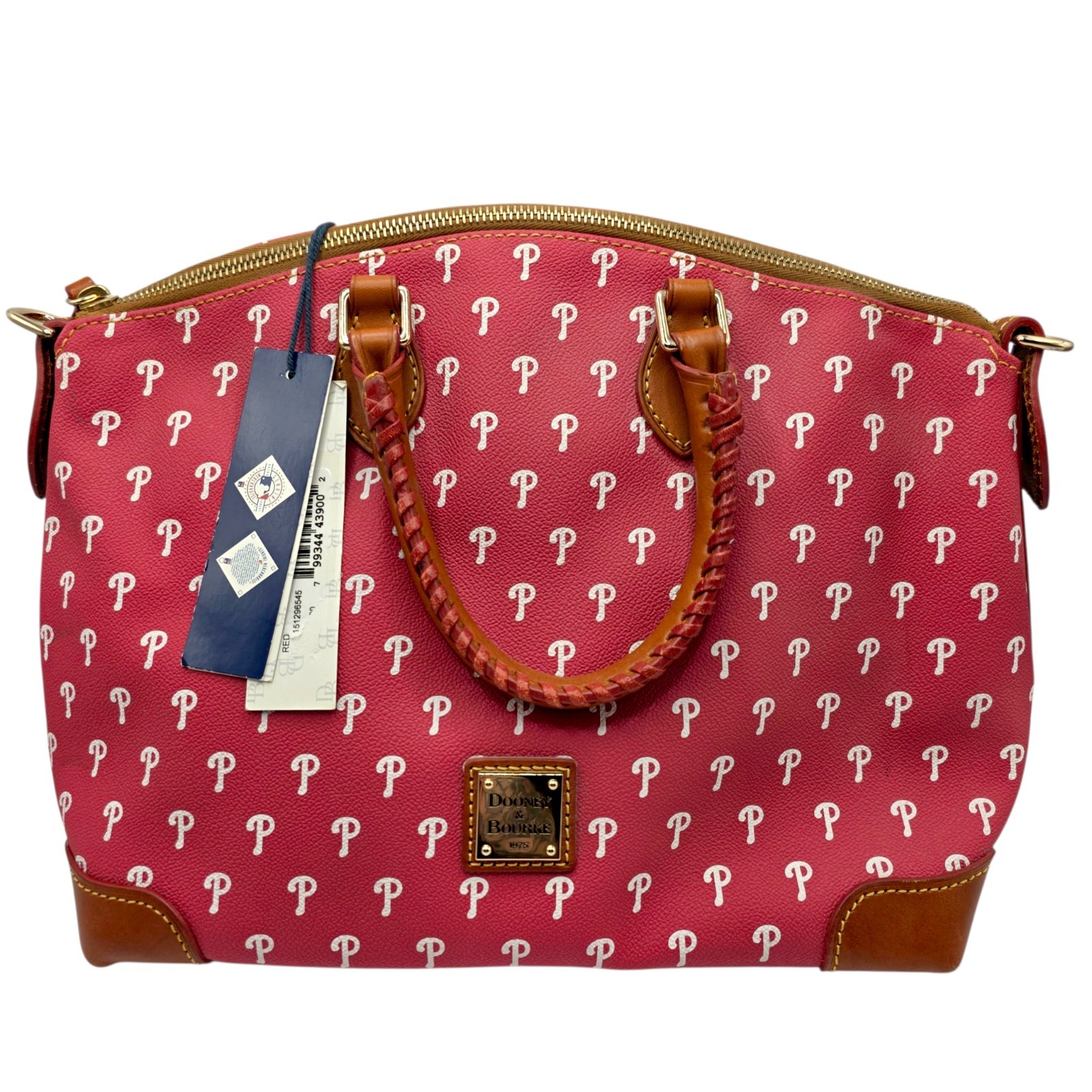 Philadelphia Phillies Dooney and Bourke Purse Shoulder Bag Pebbled New