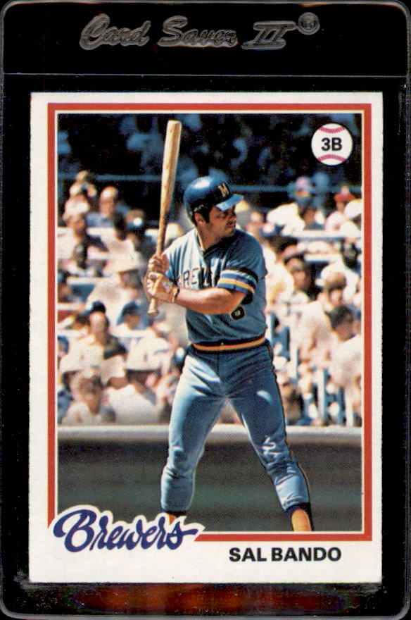 1978 Topps #265 Sal Bando Milwaukee Brewers – Nice Card