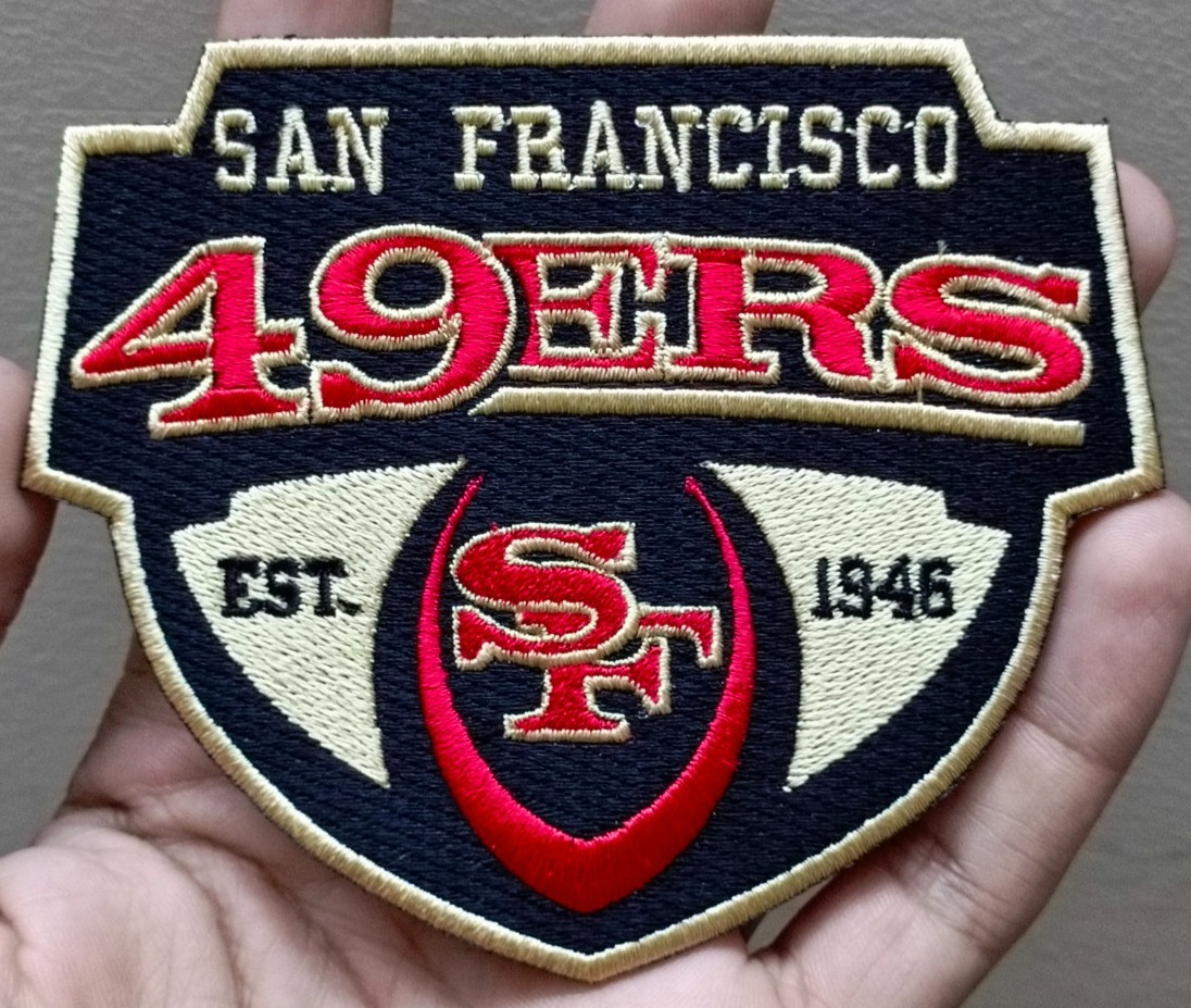San Francisco 49ers NFL Team Logo Iron On Patch – Sew Patch – Embroidered Patch