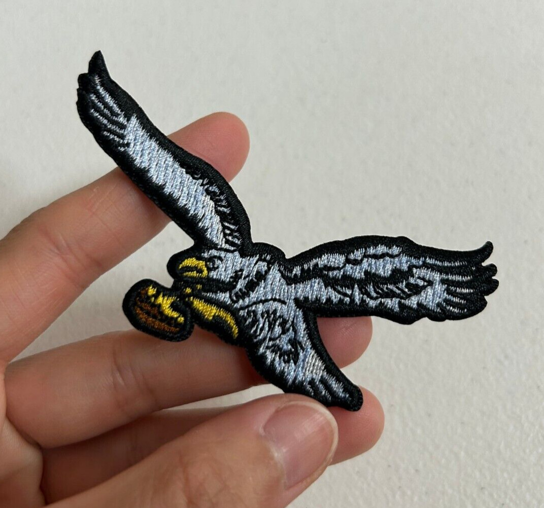 Philadelphia Eagles VINTAGE Embroidered Iron On Patch Embroider 3.5 in NFL Logo