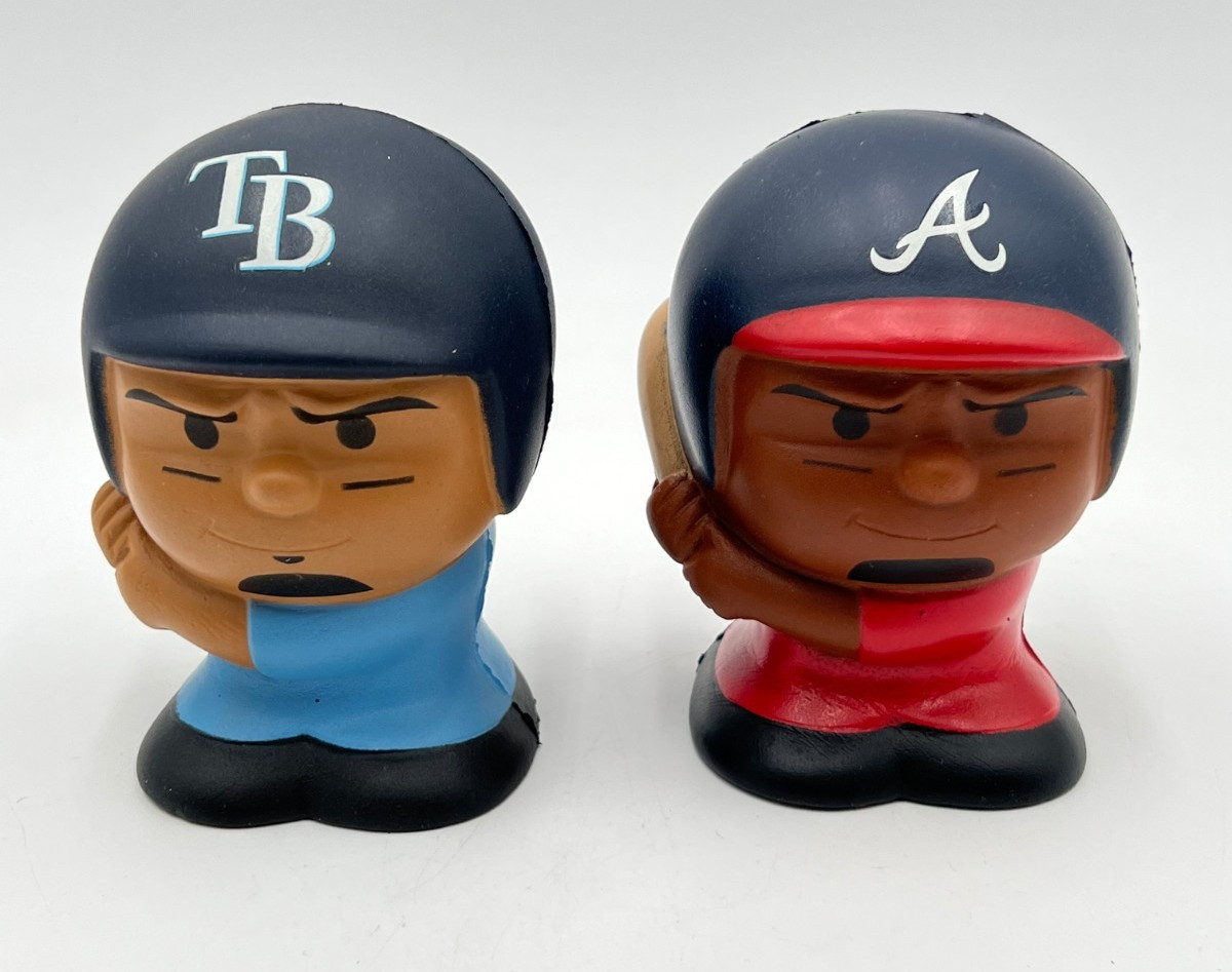 Party Animal MLB Set of 2 Ronald Acuña Jr #13 & TB Franco #5 Figures Braves Rays
