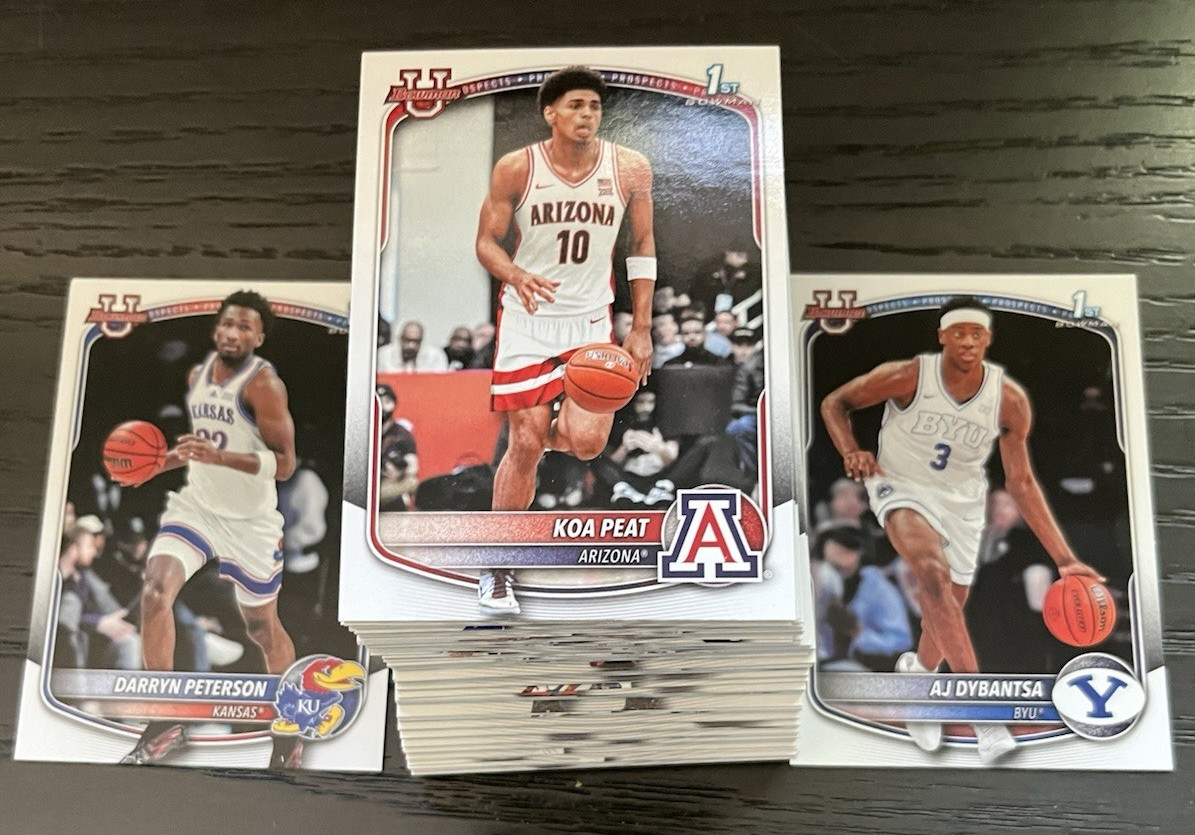 2025-26 Bowman Basketball Complete Prospect Chrome Plus Paper Set BCP 1-100 (2)