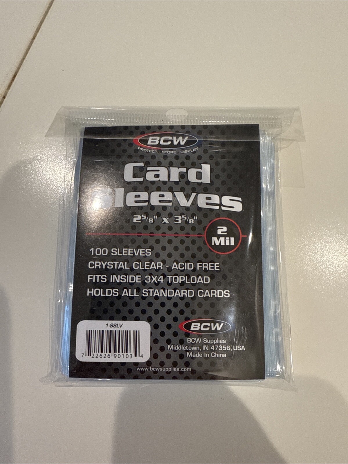 BCW Trading Card Sleeves 1 pack of 100 Brand New
