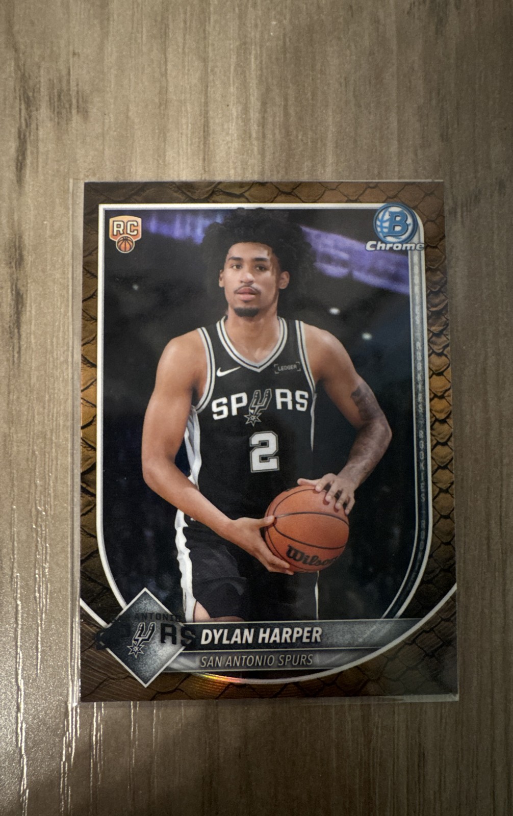 2025-26 Bowman – Chrome Dylan Harper #BCV-2 Reptilian Refractor (RC)