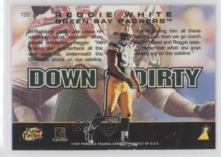 1997 Pinnacle Action Packed First Impressions Reggie White #120 HOF 0q3
