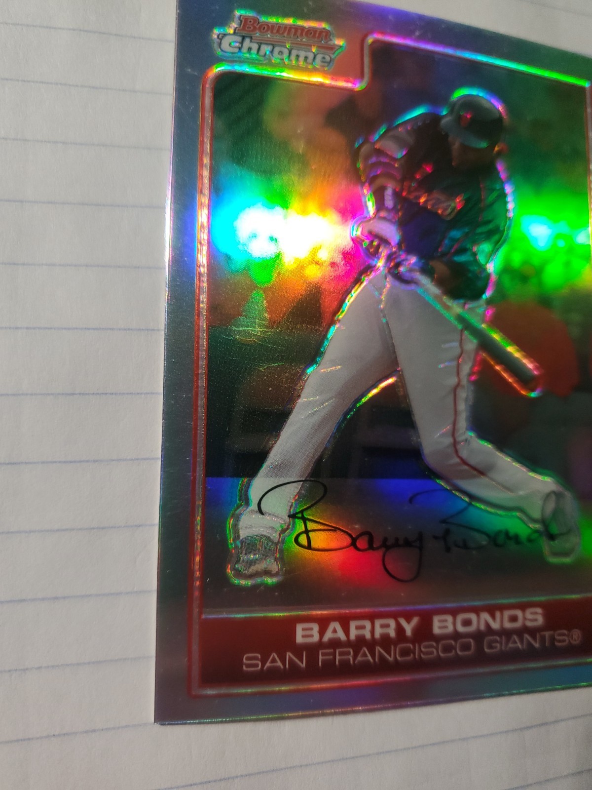 2006 Bowman Chrome Barry Bonds Refractor #200