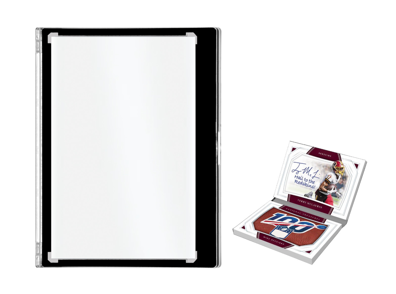 CF Magnetic One Touch for 175pt Vertical Double Booklet Cards – BLACK BORDER