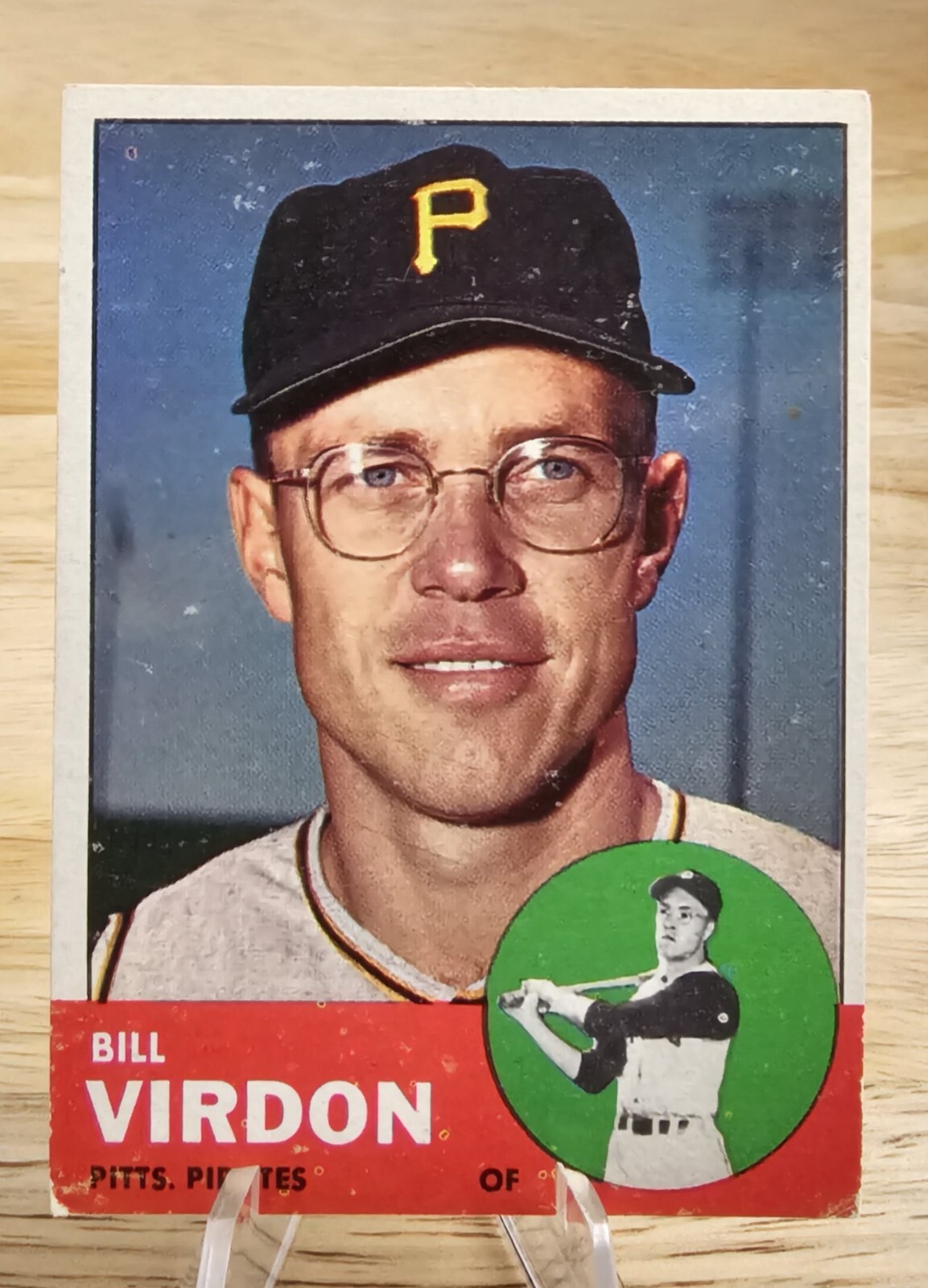 Bill Virdon 1963 Topps #55 Pirates