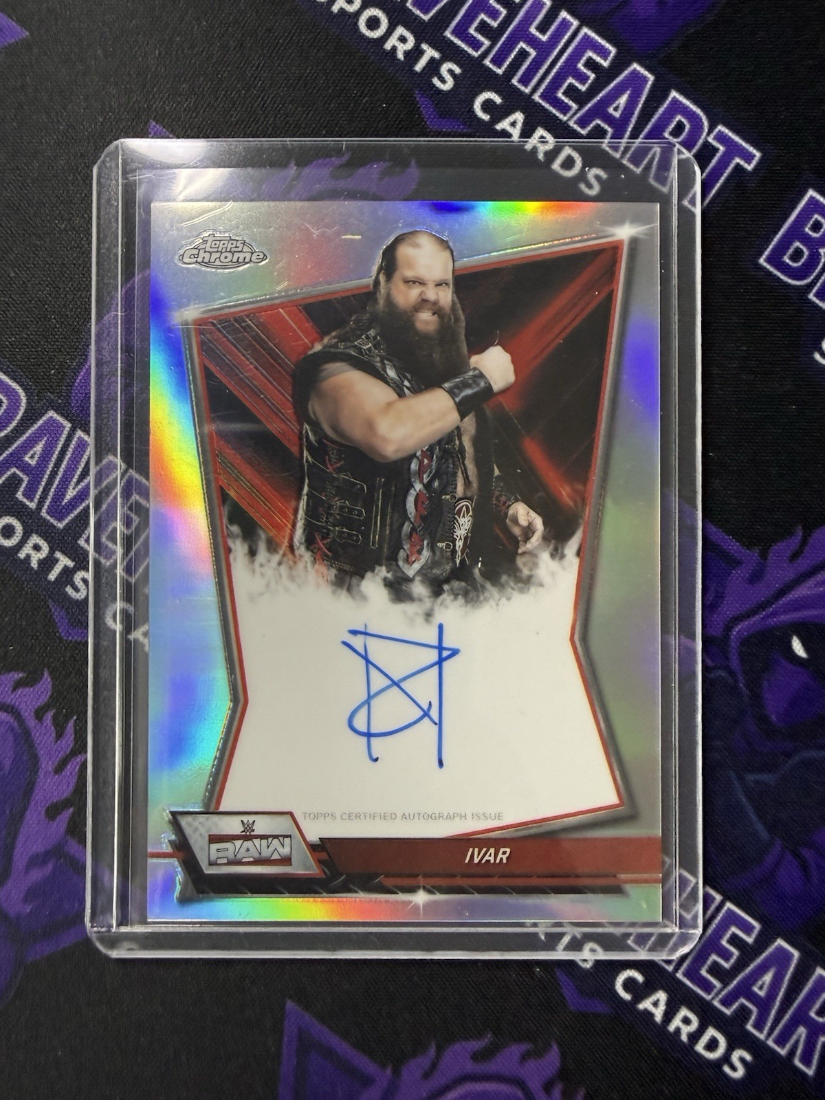2026 Topps Chrome WWE Ivar Refractor Autograph