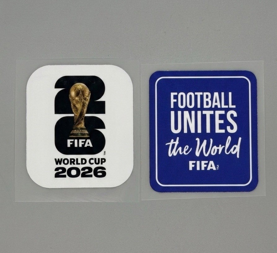 2026 FIFA World Cup Patch Soccer Jersey Iron On White & Round Of 32