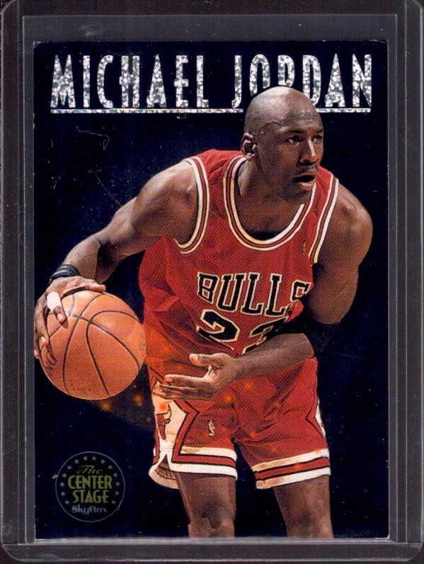 MICHAEL JORDAN 1993-94 Skybox Premium The Center Stage Insert #CS1