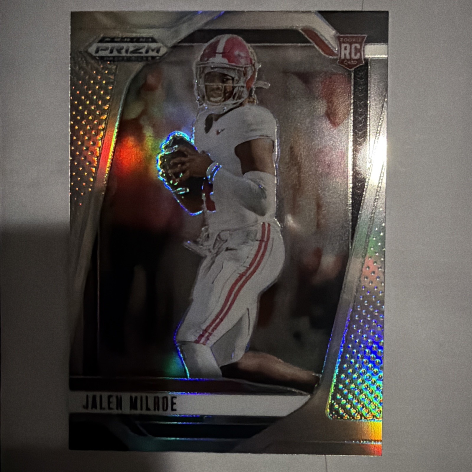 2025 Prizm Draft Picks Jalen Milroe (RC) Silver Alabama QB