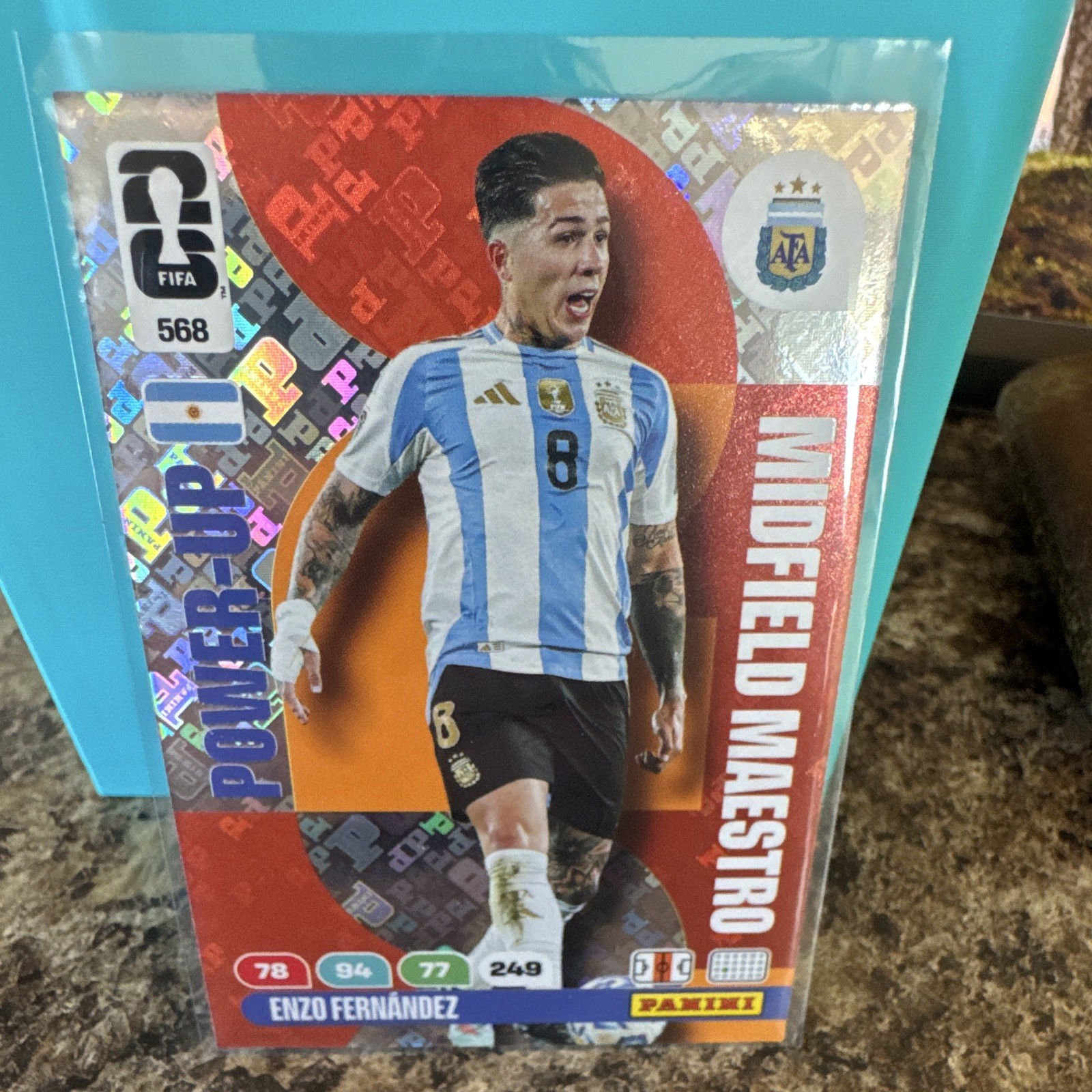 Panini 2026 Adrenalyn XL FIFA World Cup Enzo Fernández Argentina #568 Maestro