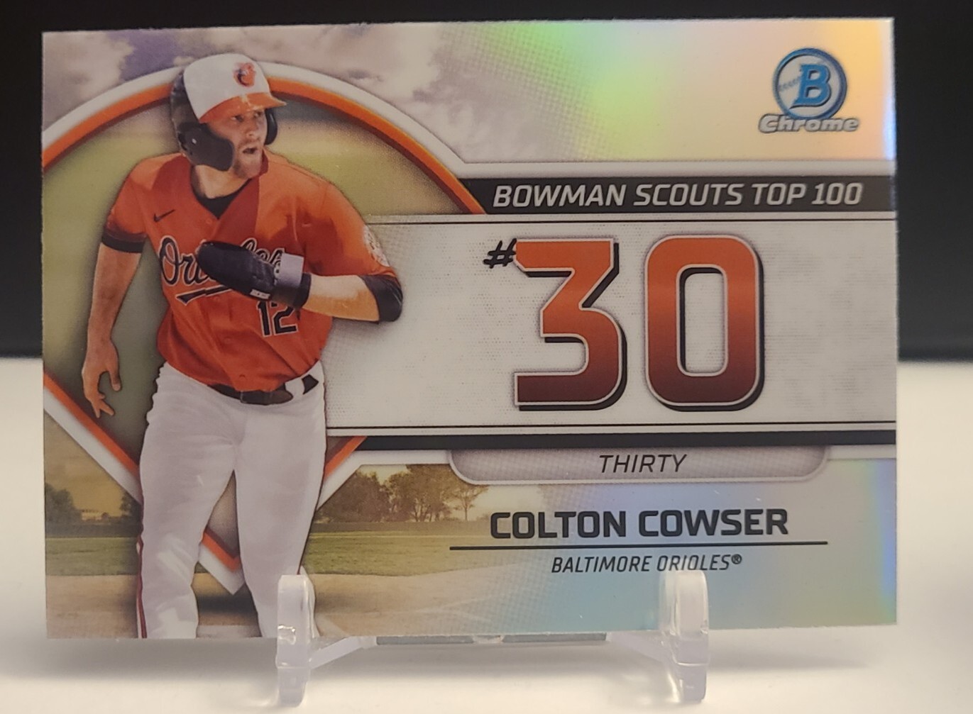 2023 Bowman Colton Cowser Scouts Top 100 Prospects #BTP-30