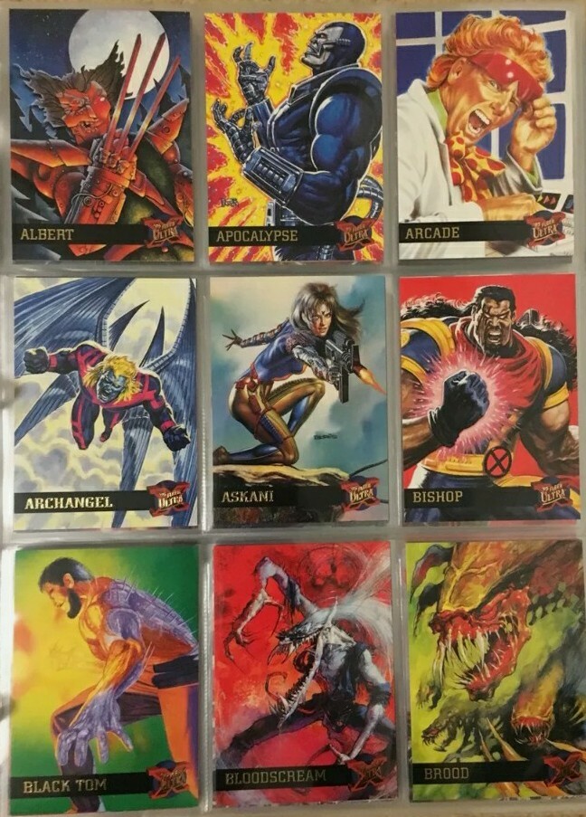 X-Men Marvel (1995, Fleer Ultra) Base Card You Pick, Finish Your Set