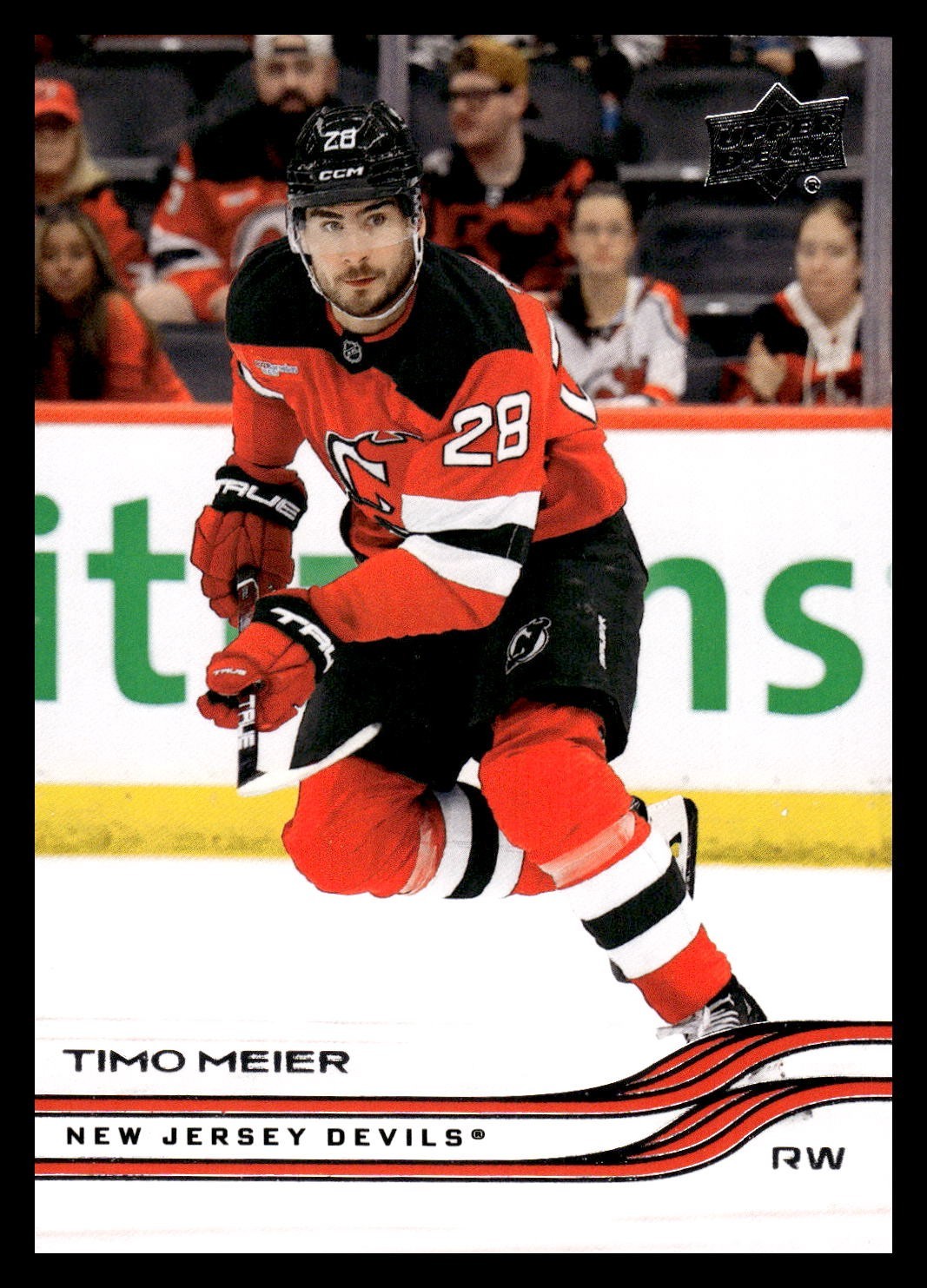 2025-26 UD Extended Base 577 Timo Meier, New Jersey Devils