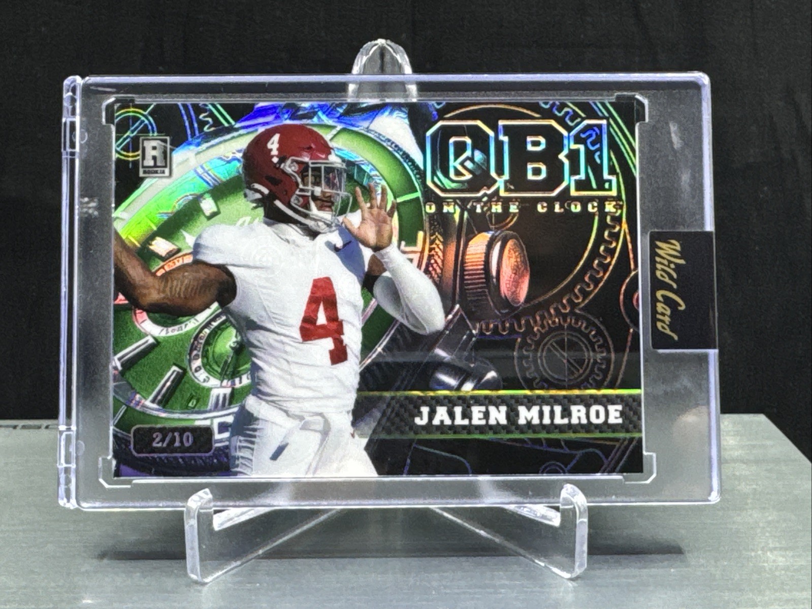 2025 Jalen Milroe RC – WC QB1 – On the clock 2/10 – Rookie