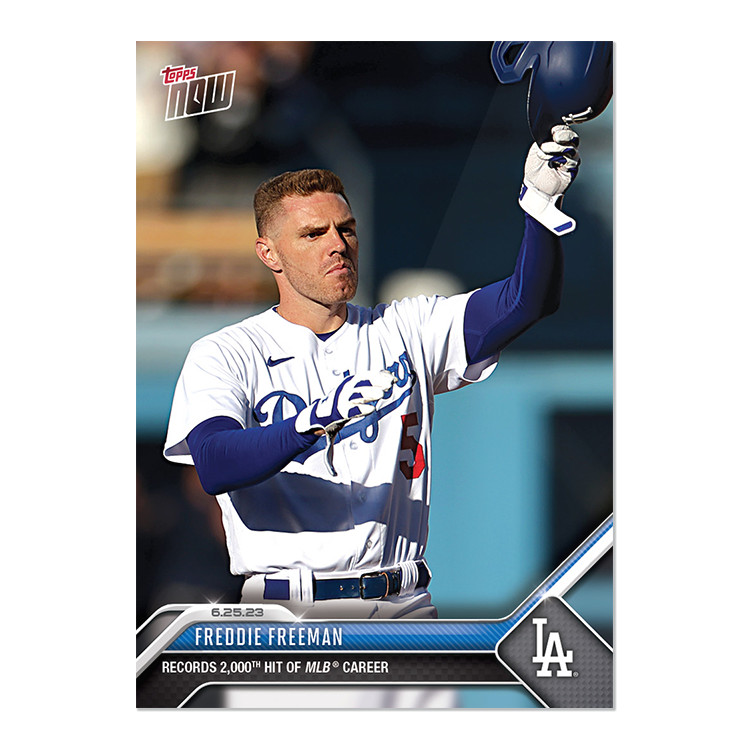 FREDDIE FREEMAN 2023 TOPPS NOW #498 LOS ANGELES DODGERS 🔥