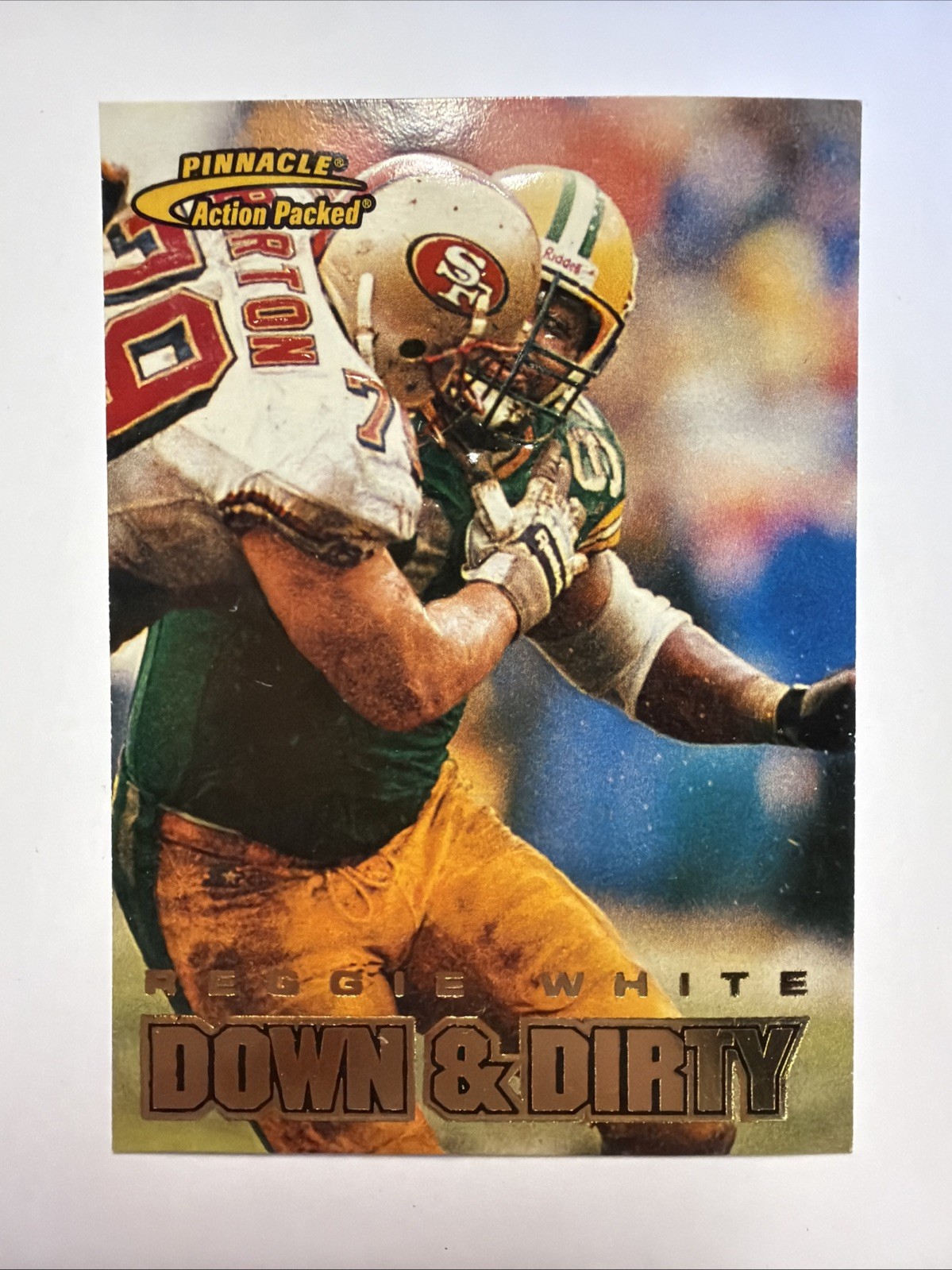 1997 Pinnacle Action Packed – Reggie White #120