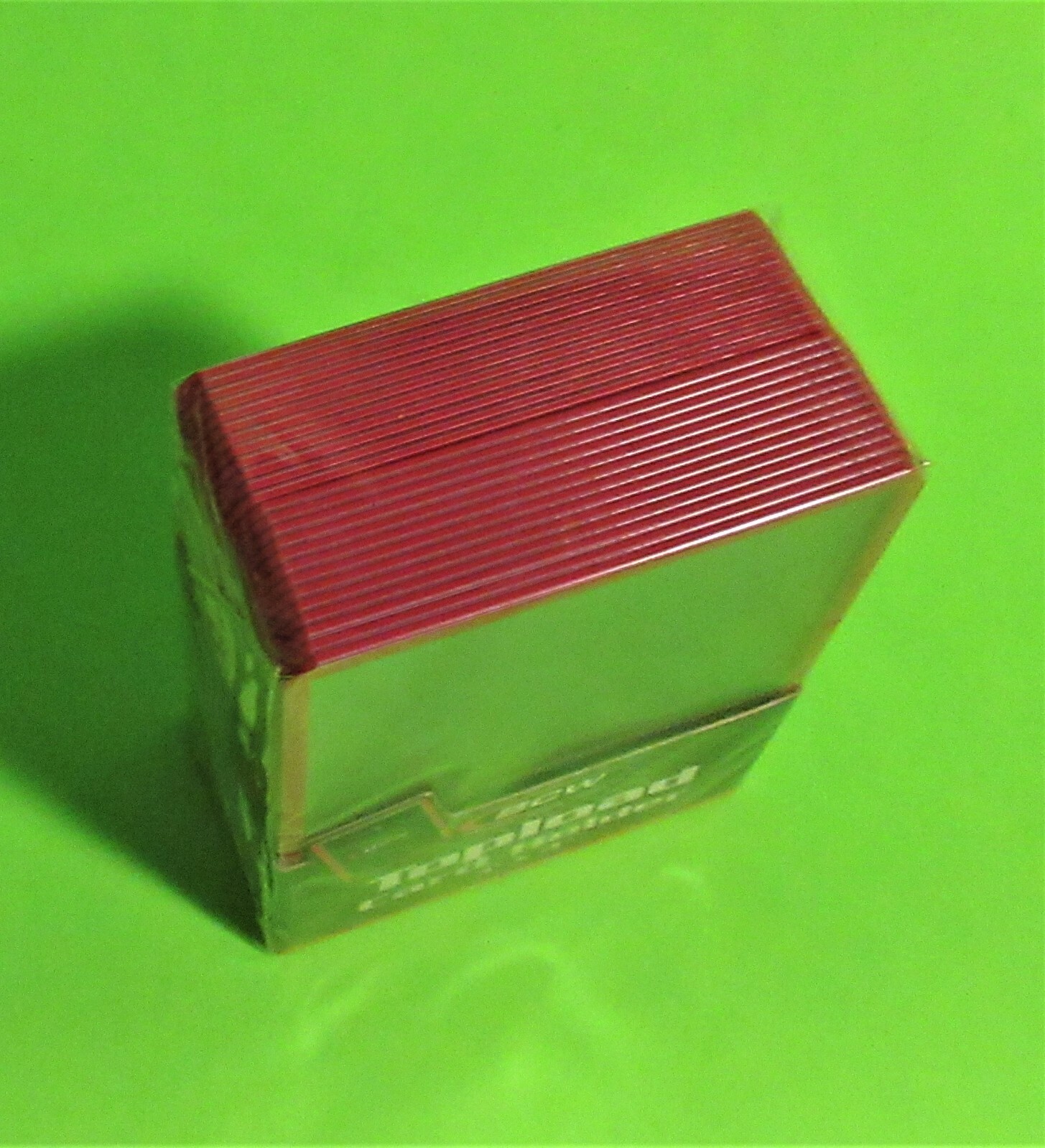25 TOPLOAD CARD HOLDERS – RED BORDER, FOR TRADING CARDS, 12M 3 X 4 RIGID PLASTIC