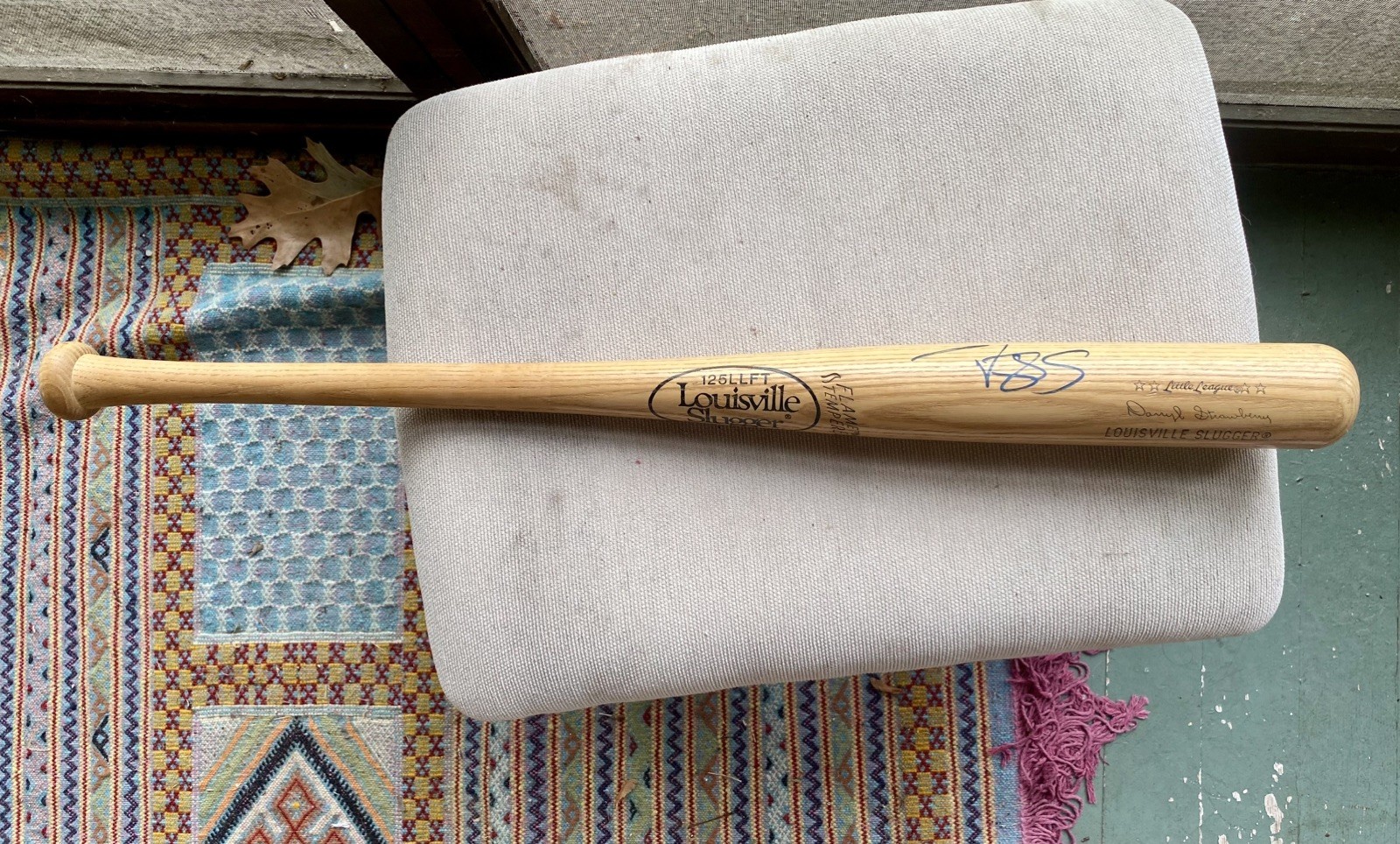 DARRYL STRAWBERRY AUTOGRAPHED SIGNED BAT Louisville Bat INSCRIPTION METS