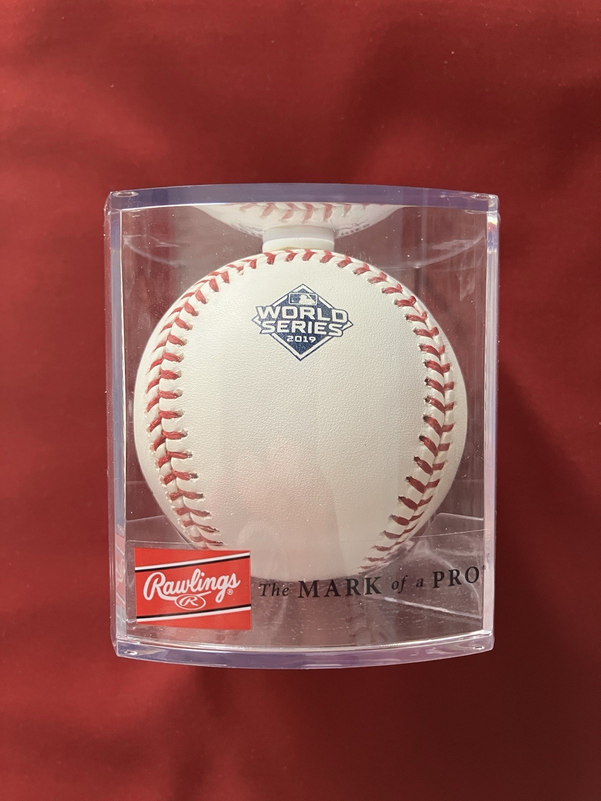 2019 WORLD SERIES BASEBALL RAWLINGS BRAND NEW SEALED IN CUBE NATIONALS ASTROS