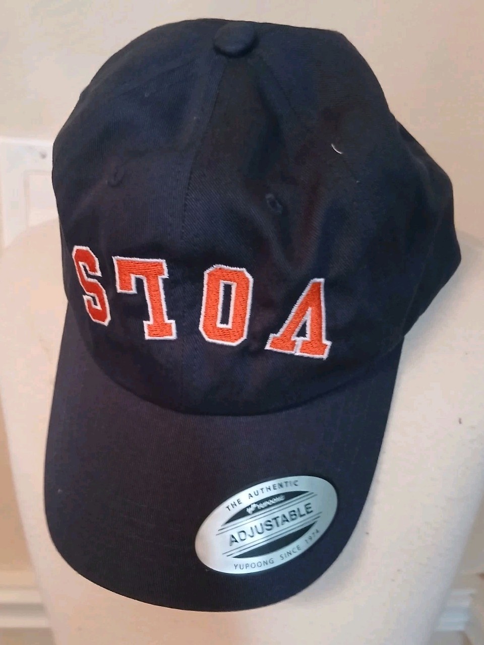 Tennessee Vols Adjustable Solid Navy Trucker Hat Red Embroidery Cotton