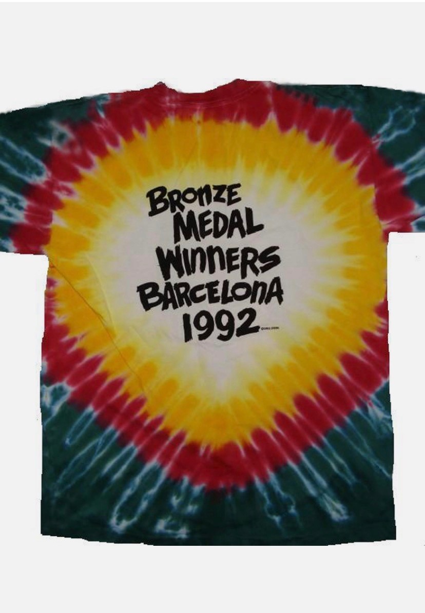 GRATEFUL DEAD Original 1992 design Lithuania Olympic Basketball Tie Dye T- shirt