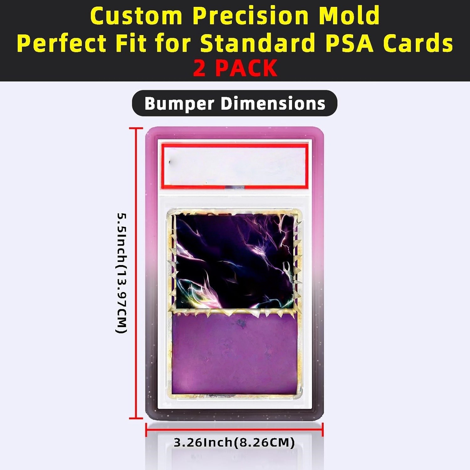 Gradient For PSA Graded Card Slab Bumper Guard Protector Case Skin TPU-11 Colors