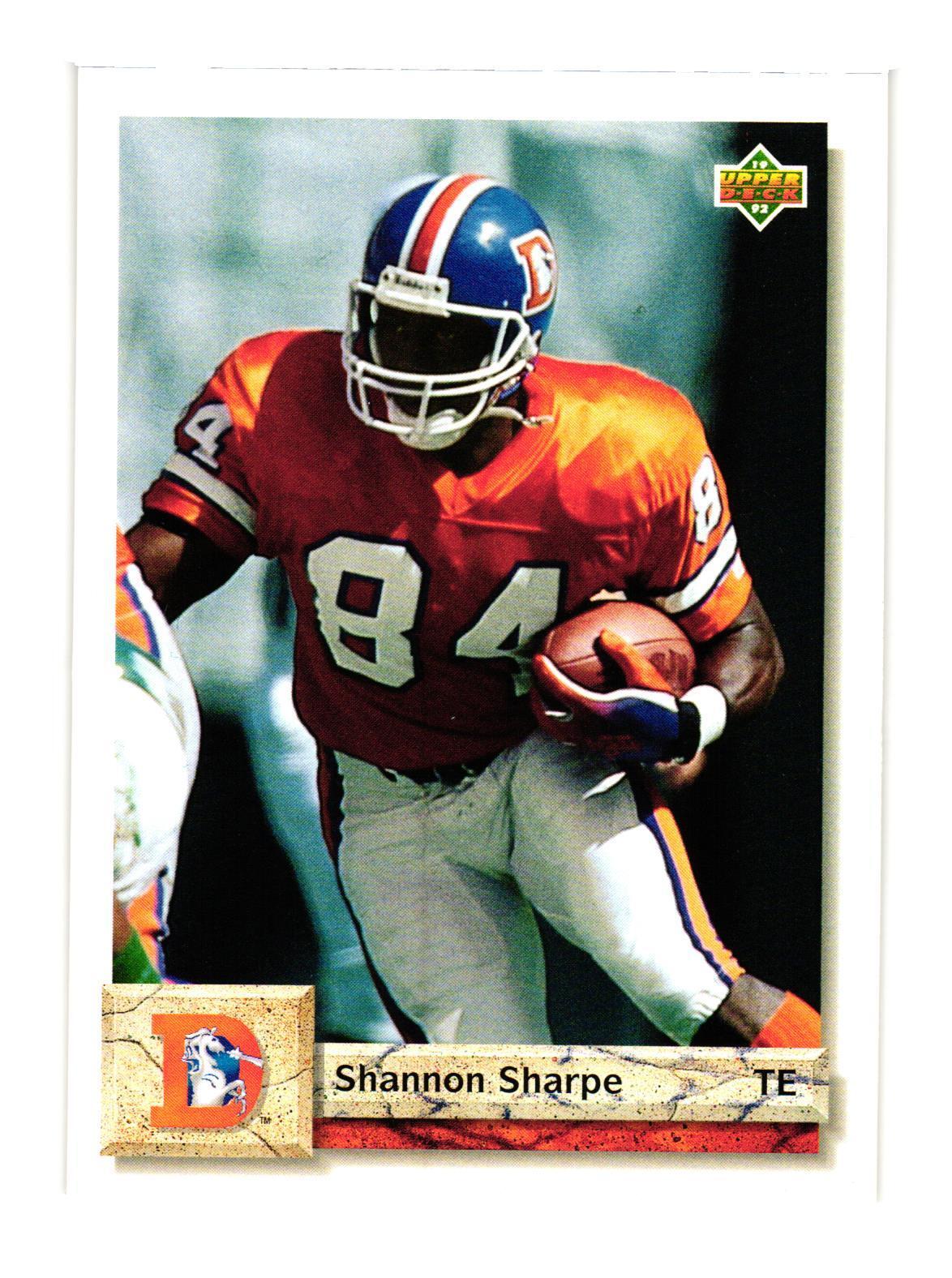 1992 Upper Deck #499 Shannon Sharpe Denver Broncos
