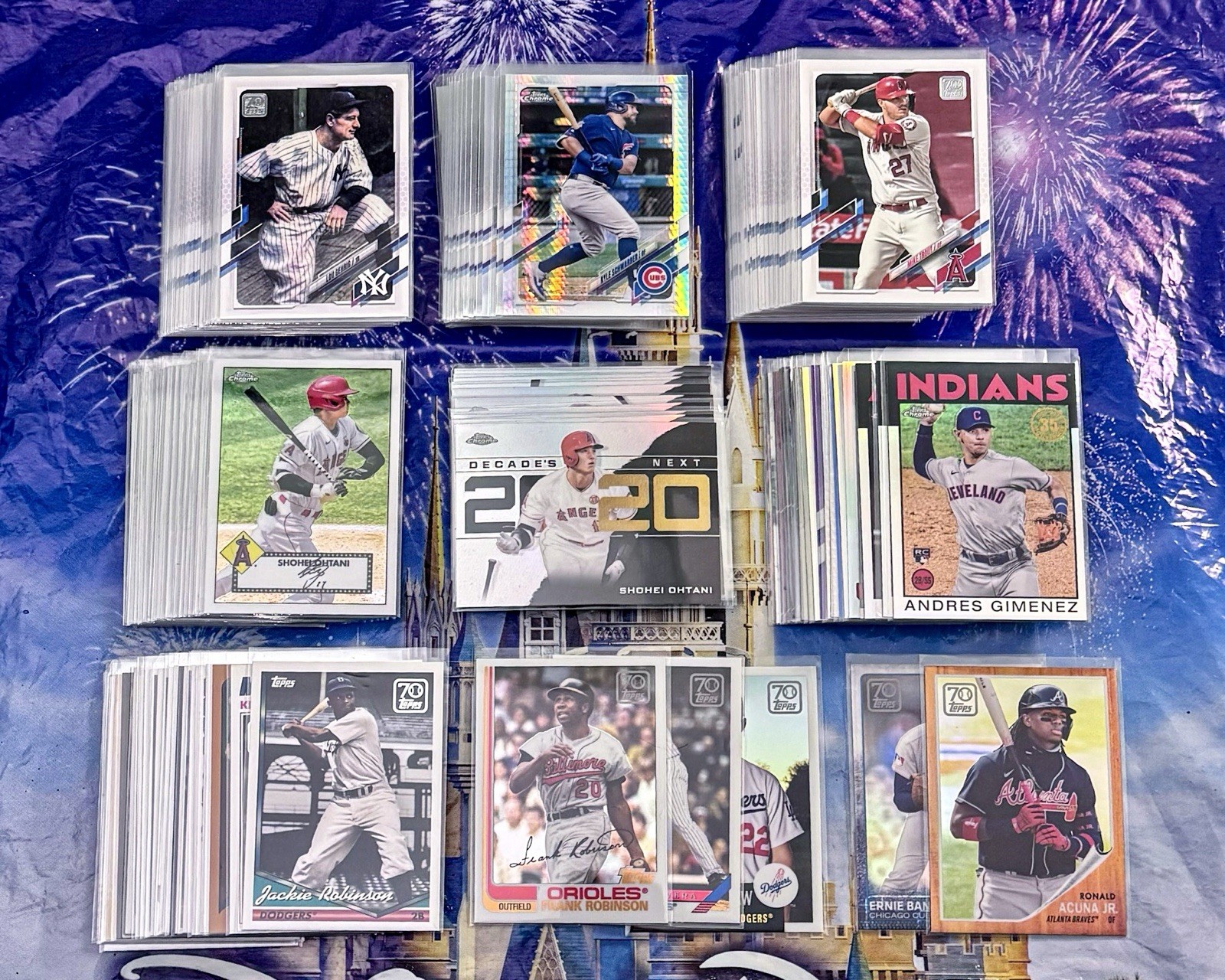Topps Mixed MLB Baseball Card LOT (150+)