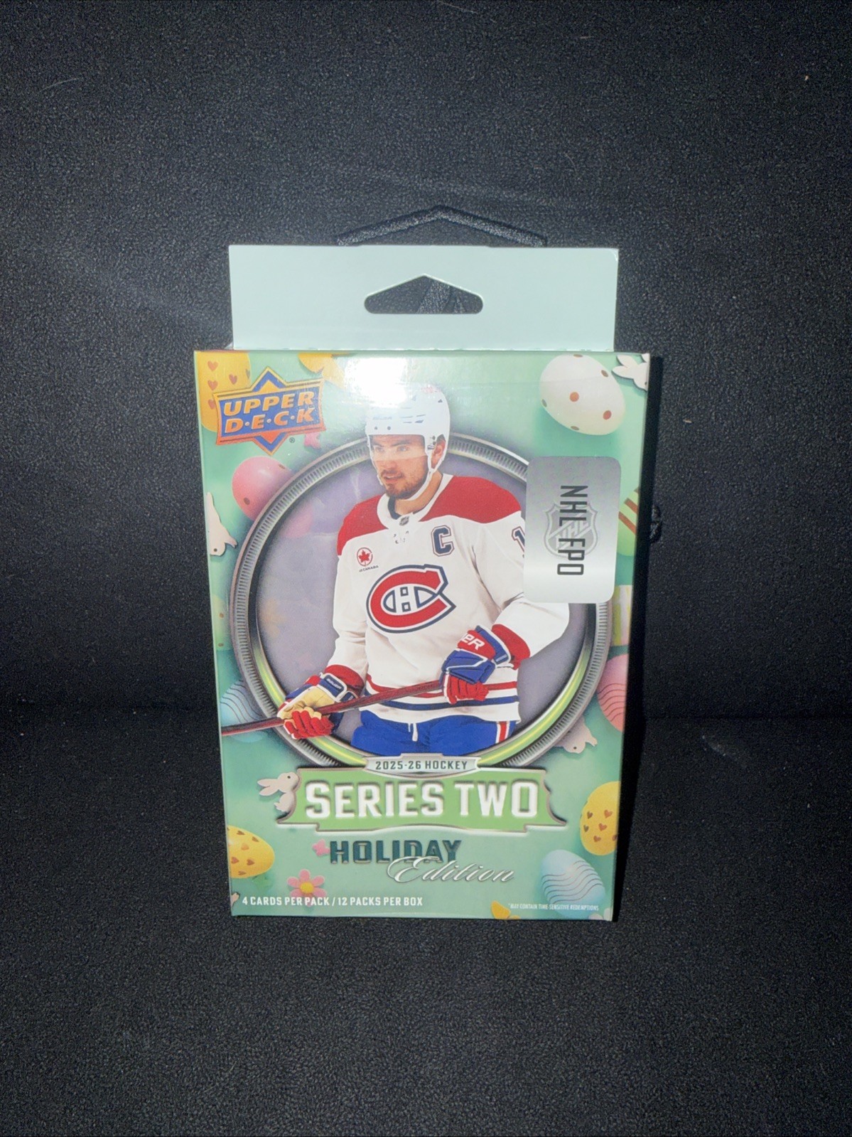 2025-26 Upper Deck Series 2 Holiday Hanger Easter Exclusive Box