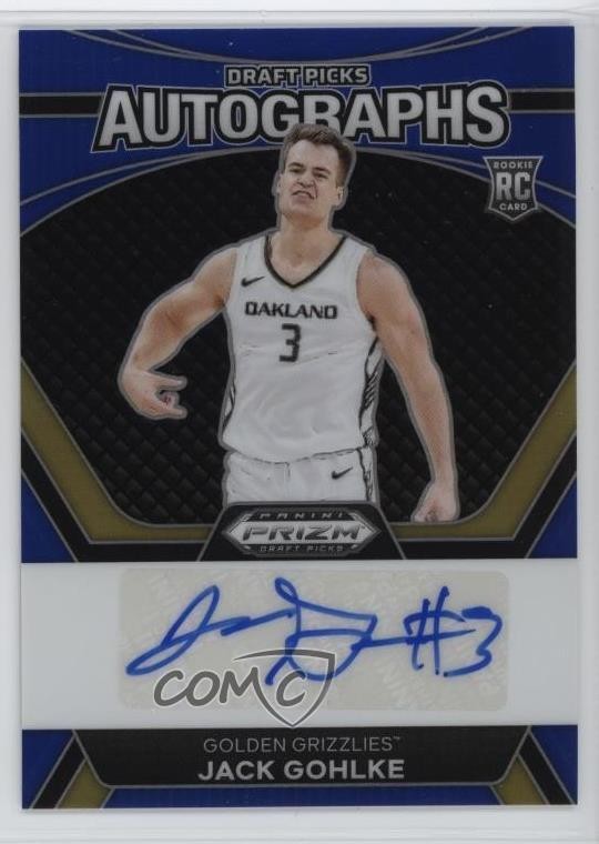 2024-25 Panini Prizm Draft Picks Blue /149 Jack Gohlke #DPA-GOH Auto 10tb
