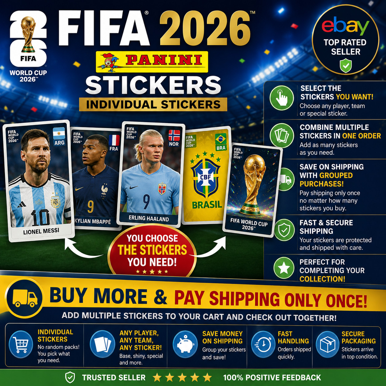 Fifa World Cup 2026 Panini Stickers USA EDITION IRQ – PAN
