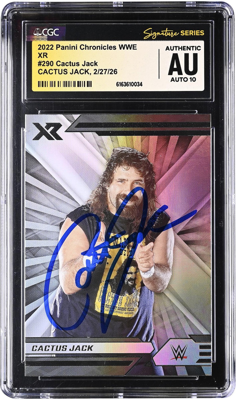 Autographed Card Fanatics Authentic COA Item#14653206