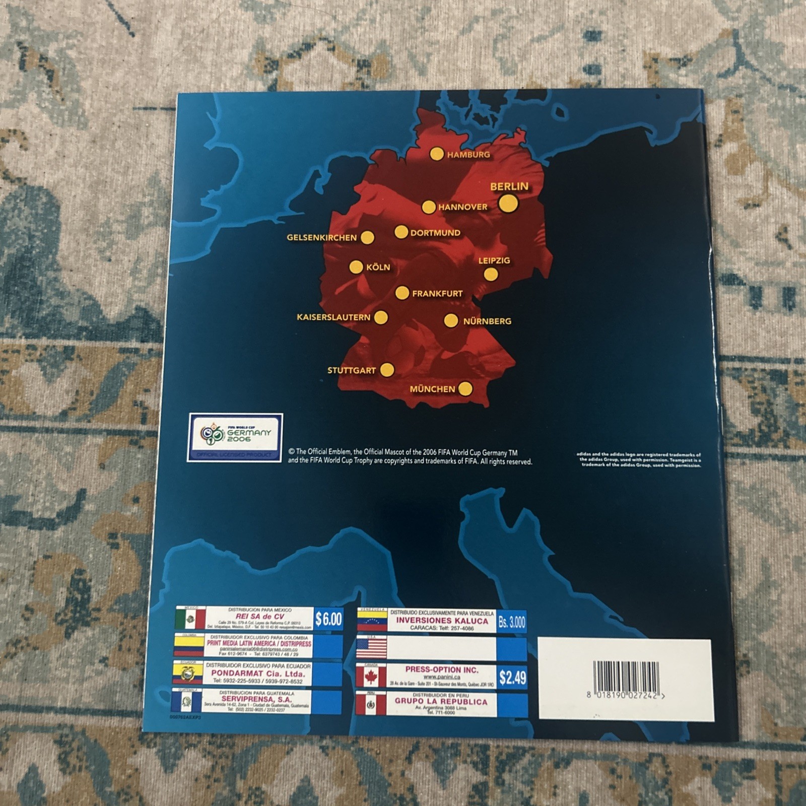 Panini 2006 World Cup Empty Sticker Album See Photos
