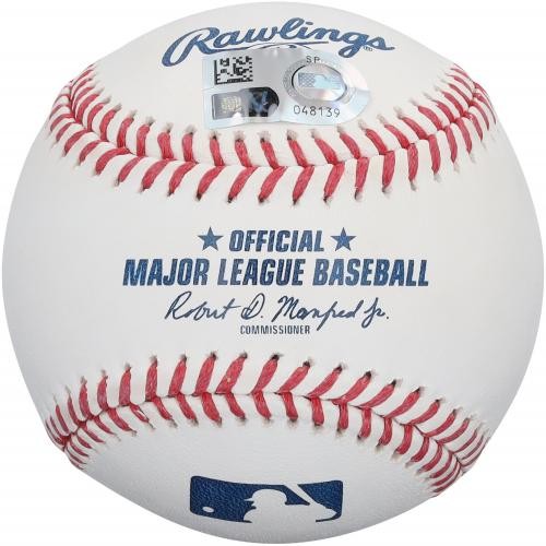 Jacob Misiorowski Milwaukee Brewers Signed Baseball with MLB Debut 6/12/25 Insc
