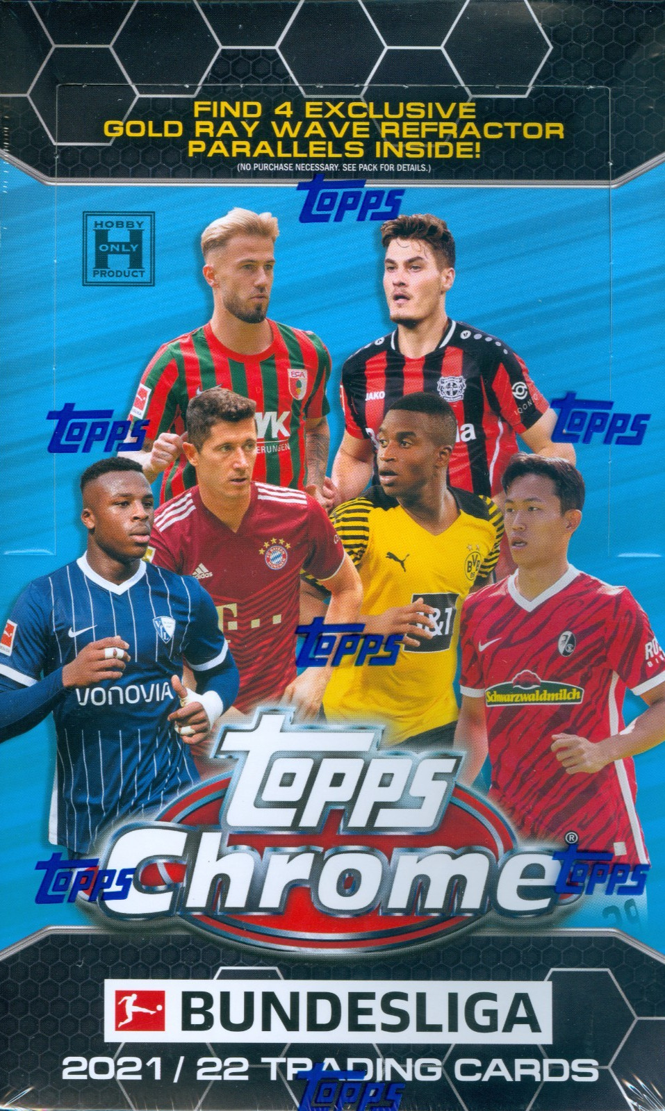 2021-22 Topps Chrome Bundesliga Soccer Factory Sealed Hobby Lite Box