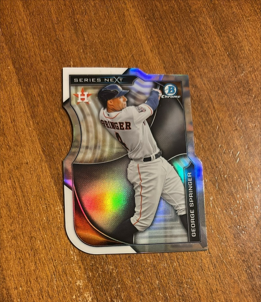 George Springer 2015 Bowman Chrome Series Next SN-GS Blue Jays Astros UCONN