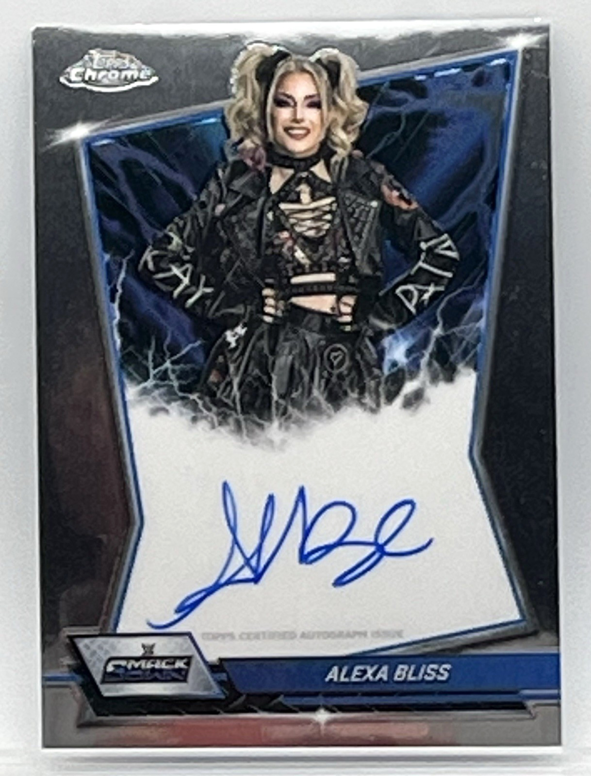 ALEXA BLISS – 2026 WWE TOPPS CHROME ON CARD AUTOGRAPH – SMACKDOWN