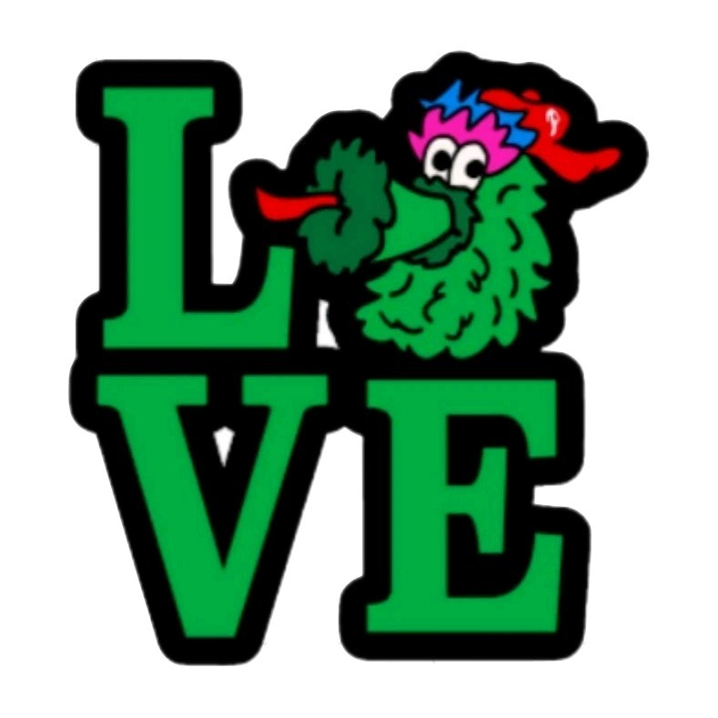 Philadelphia Phillies Sticker MLB Baseball Phanatic Die Cut Laminated