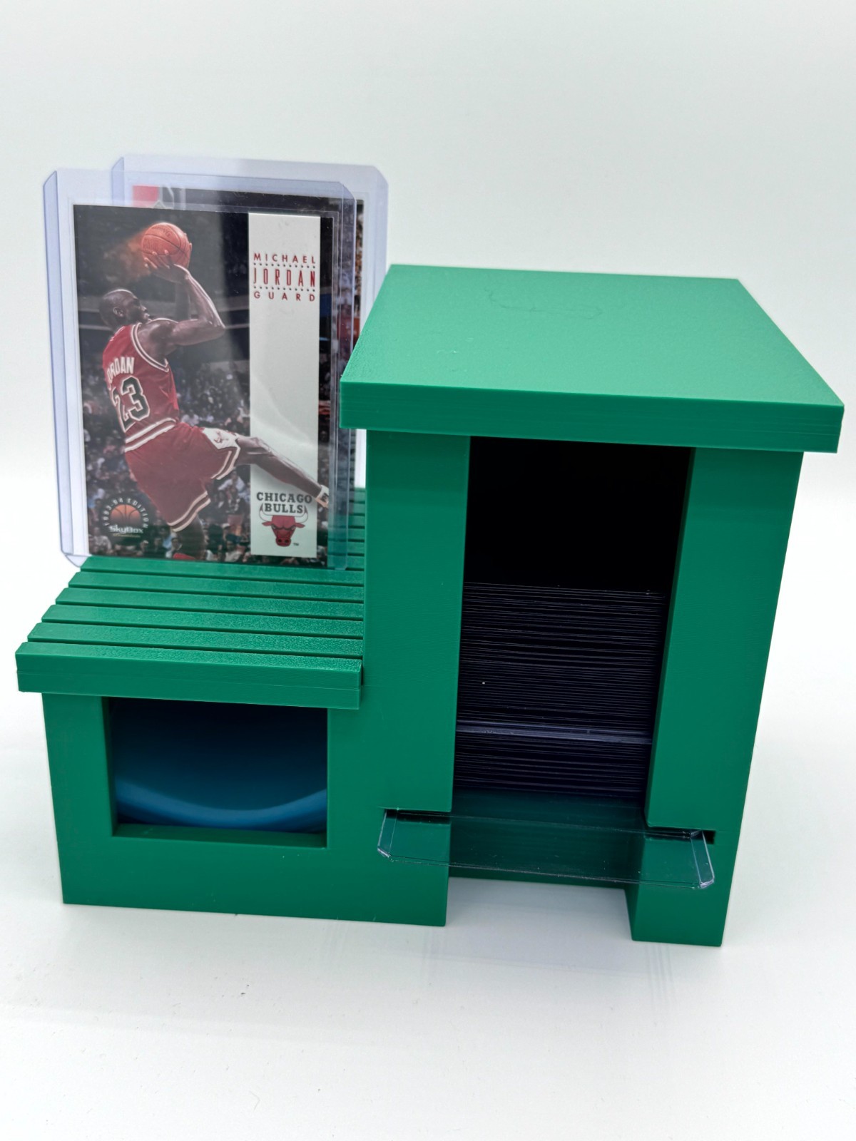 Top Loader & Sleeve Dispenser – Holds 100+ Each – Card Case Station